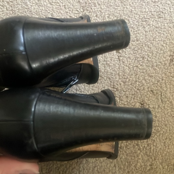 JCrew Tall black leather boots size 6 Narrow calf - Picture 11 of 14